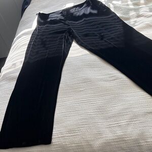 Lauren Ralph Lauren Black Velvet Pants 16
